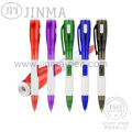 Bunte Logo Plastikkugel Stift Jm-D04A mit LED